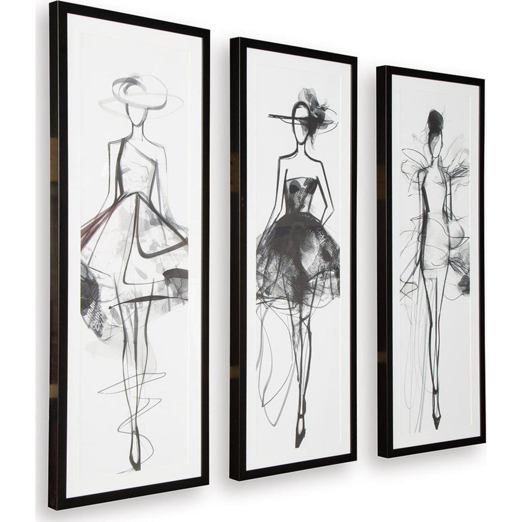 Décoration murale Mckerrick (ensemble de 3) 15,00 x 40,25