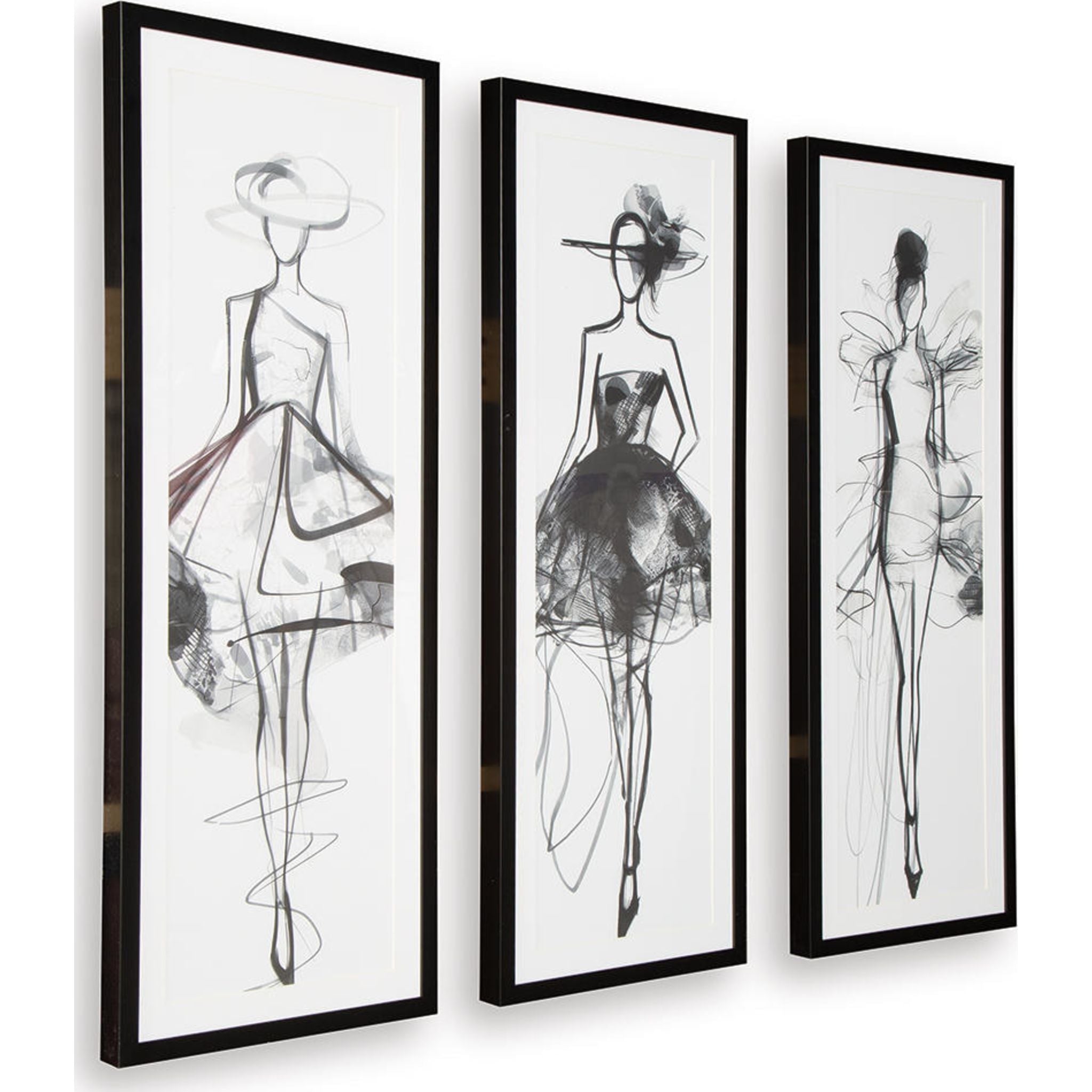 Décoration murale Mckerrick (ensemble de 3) 15,00 x 40,25