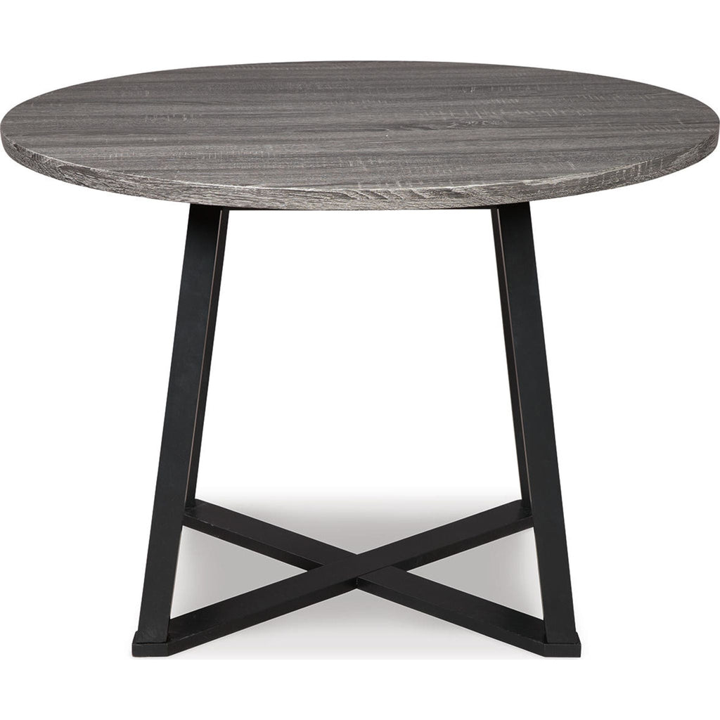 Table à manger Centiar - Gris/Noir - (D372-16)