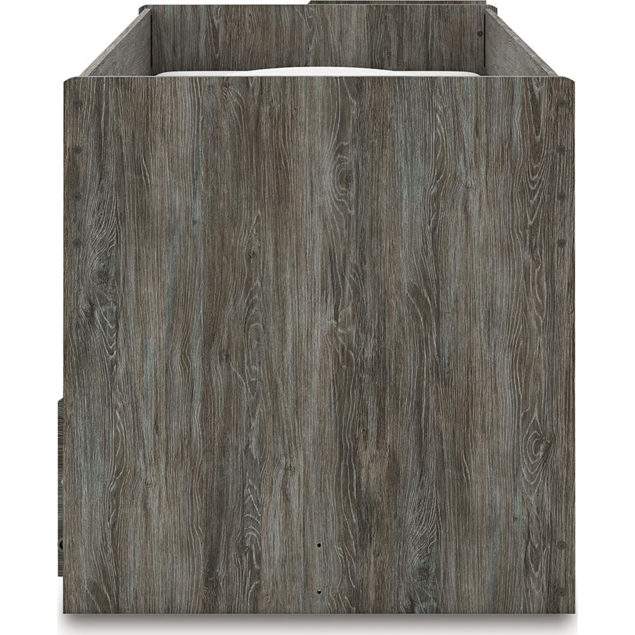 Lit mezzanine simple/double Frandern - Gris