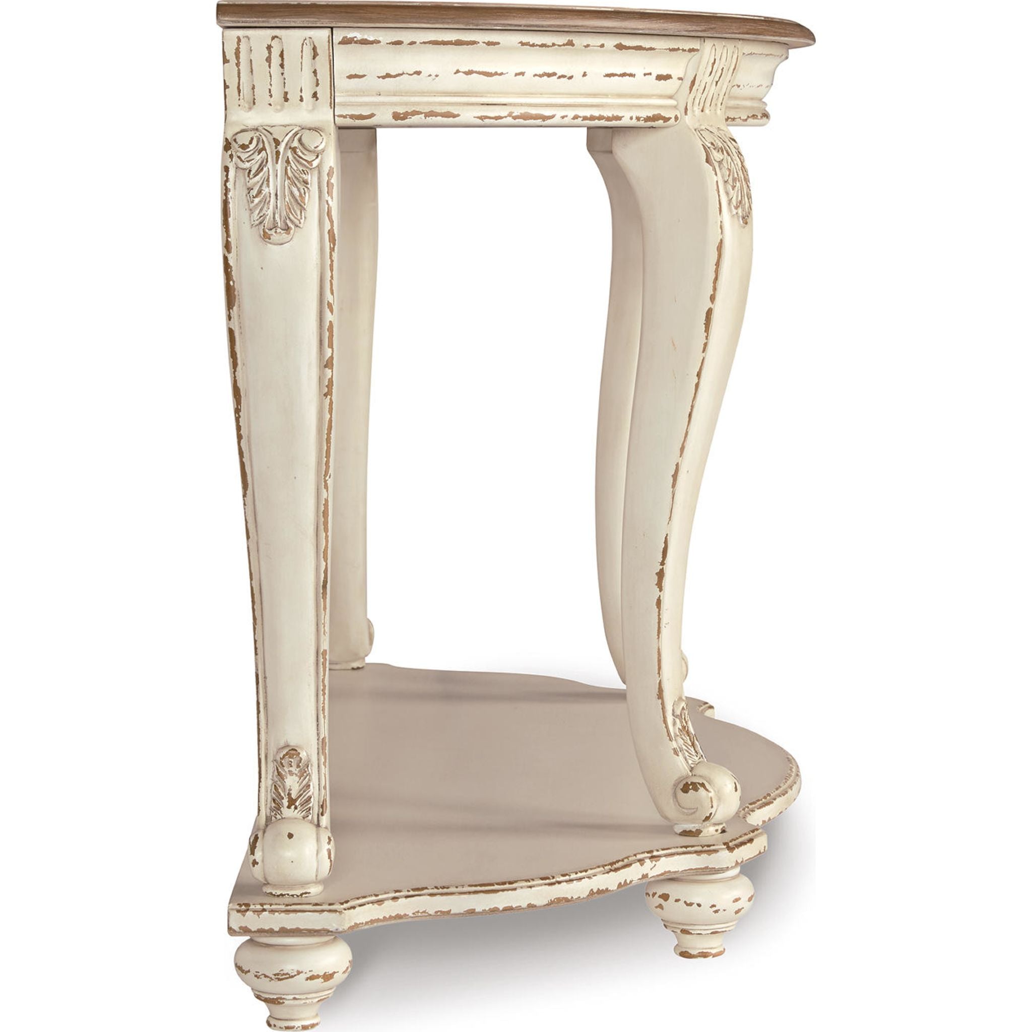 Table basse Meinertz - Blanc/Marron