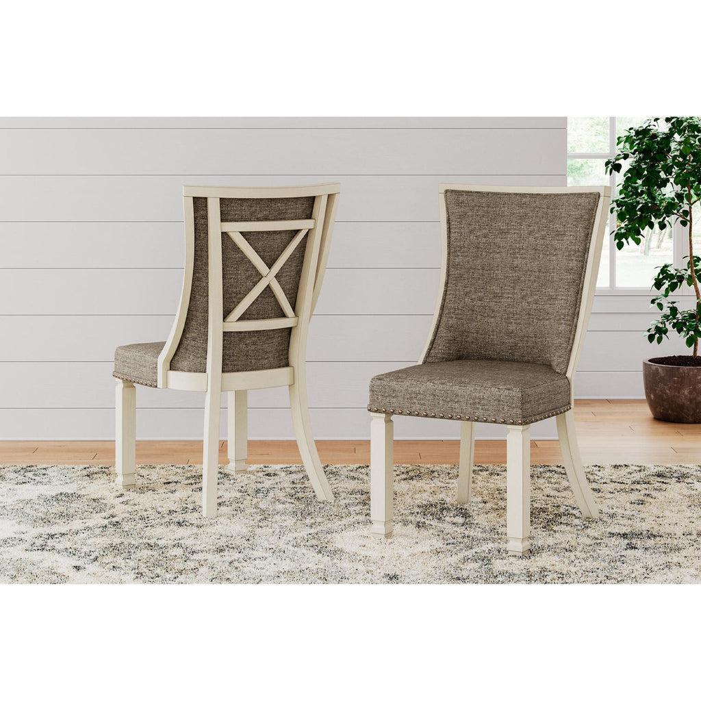 Chaise d'appoint Bolanburg - Bicolore - (D647-02)