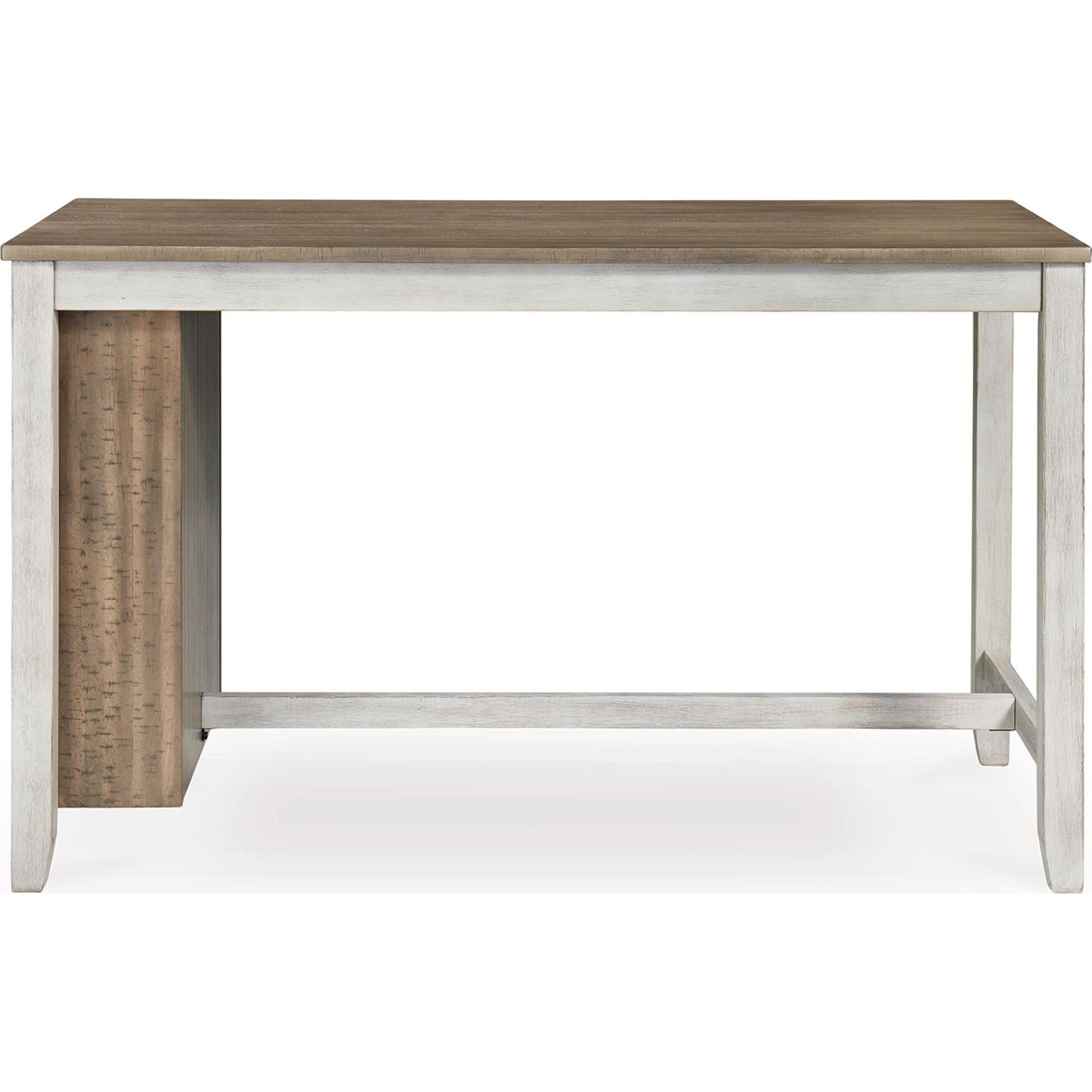 Table de bar Skempton - Blanc/marron clair - (D394-32)