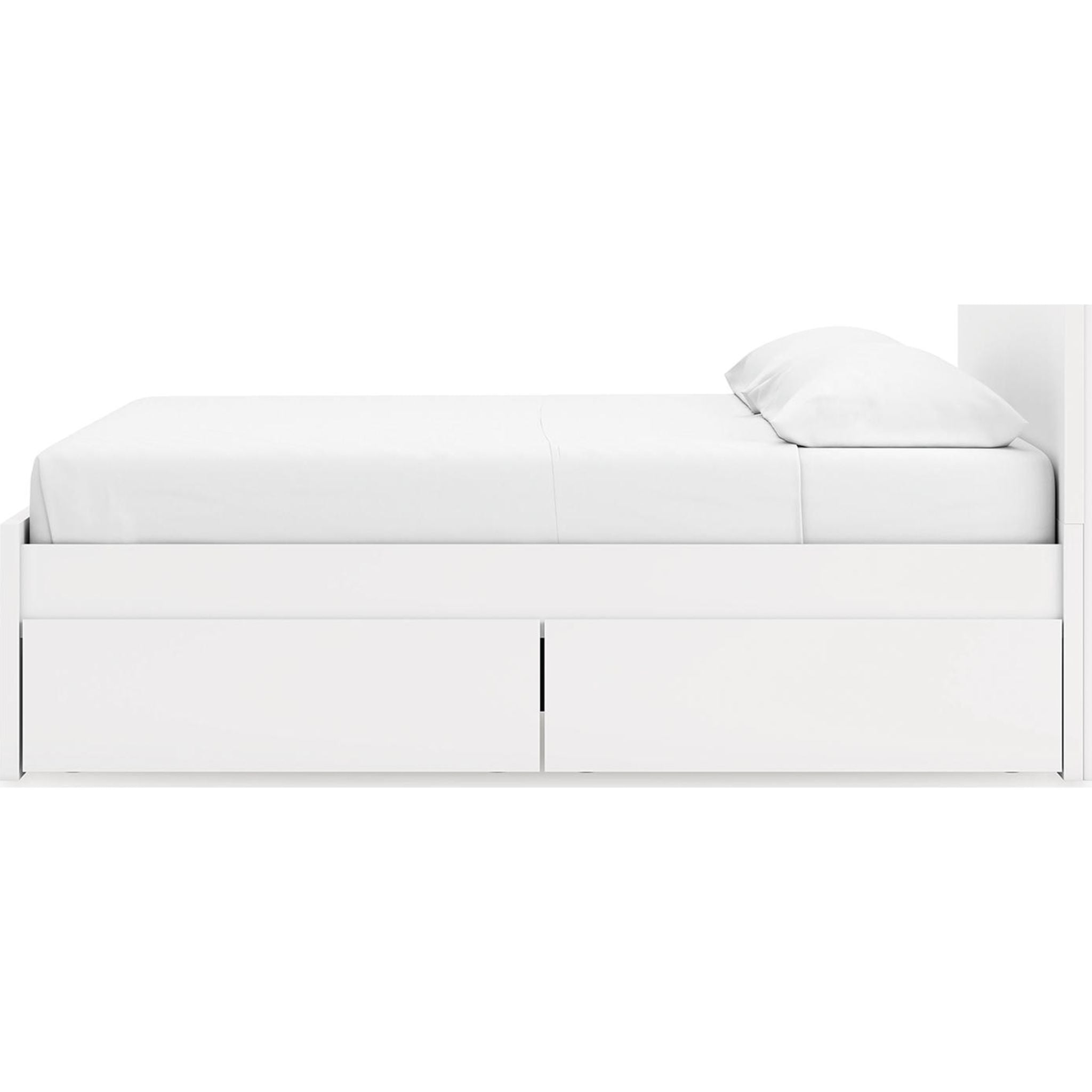 Lit de rangement Onita King - Blanc