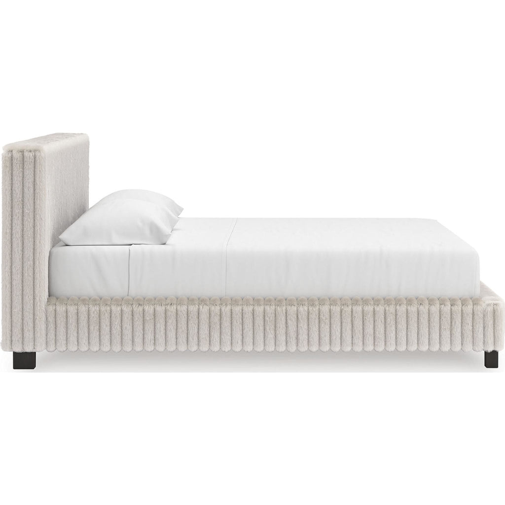 Lit rembourré Zuraleus King - Blanc