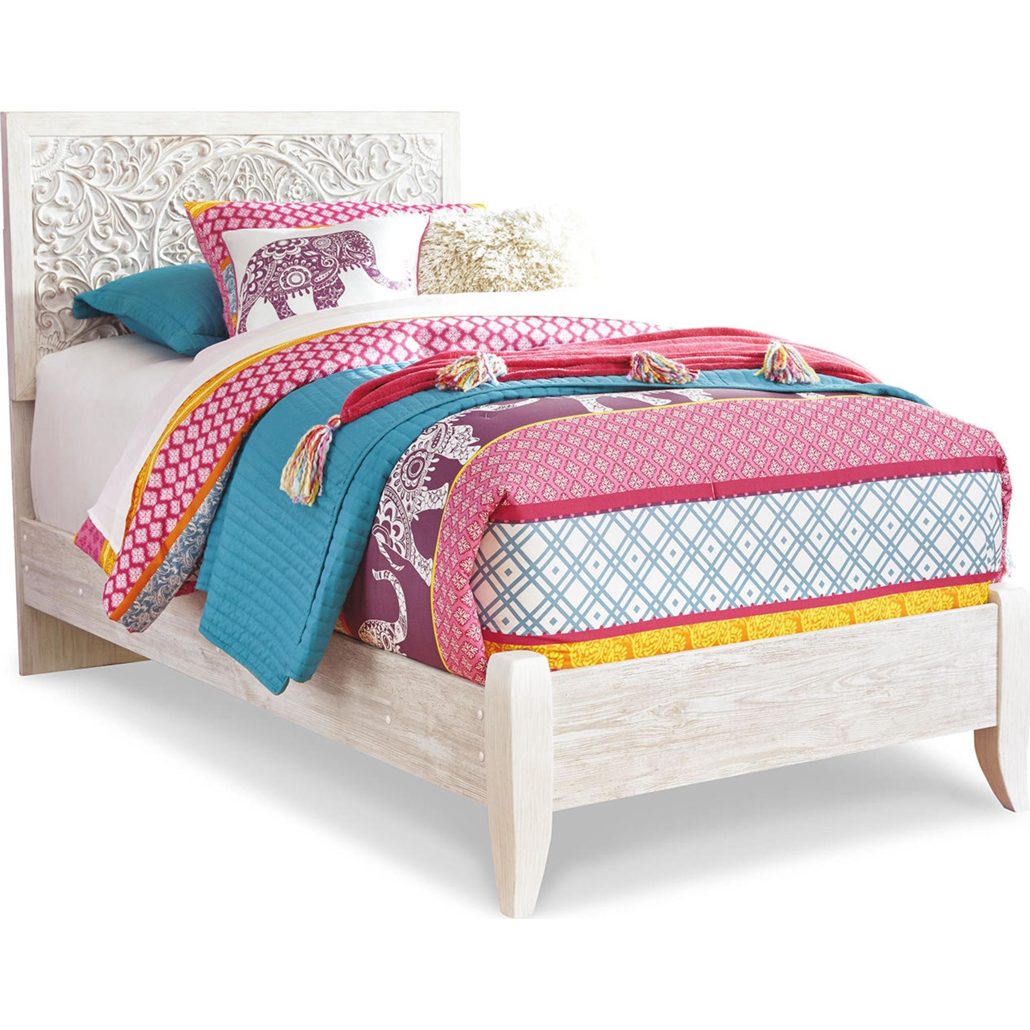 Lit jumeau Paxberry - Blanchi à la chaux