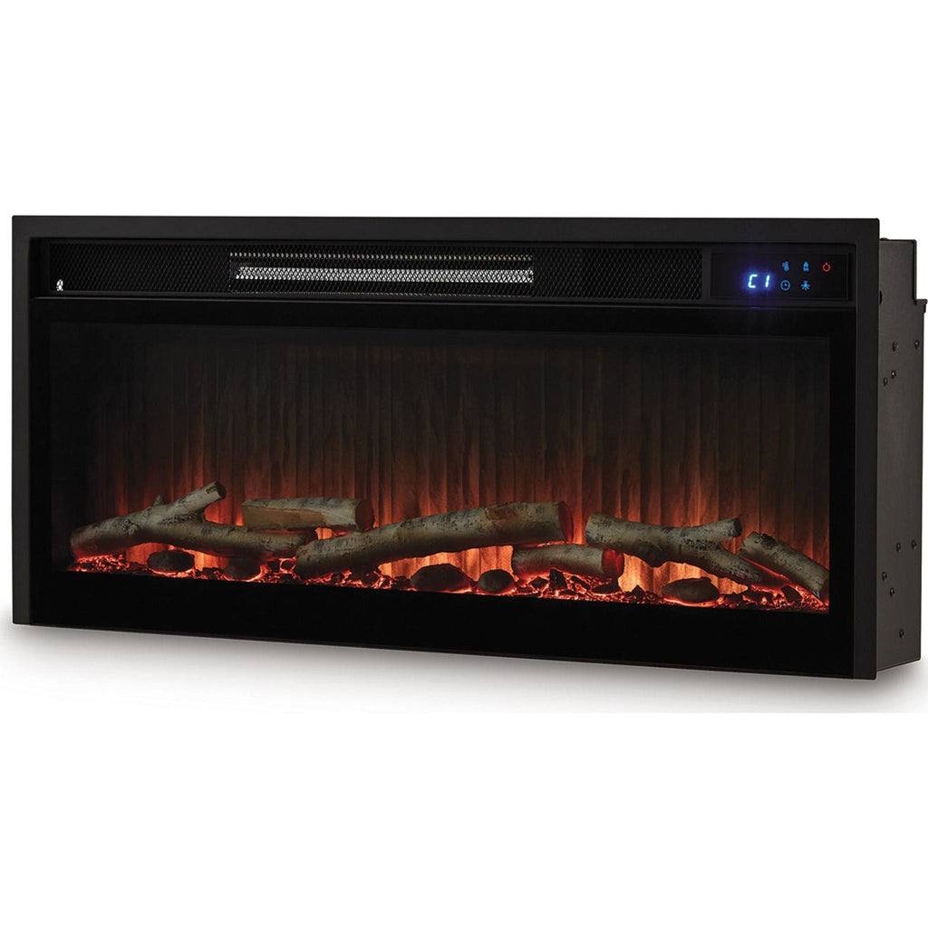 Accessoires de divertissement pour cheminée encastrable - Noir