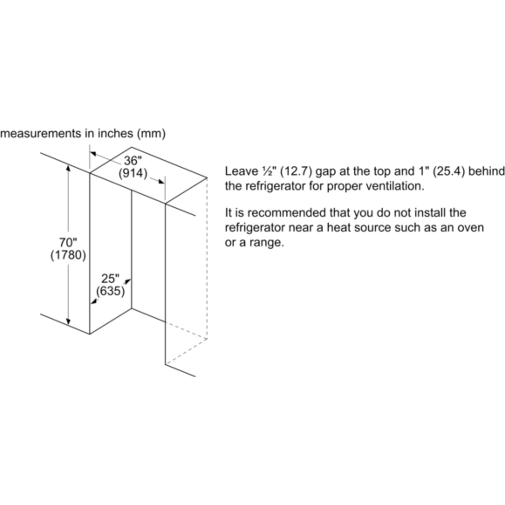 Réfrigérateur à portes françaises Bosch (B36CD50SNS) - Acier inoxydable