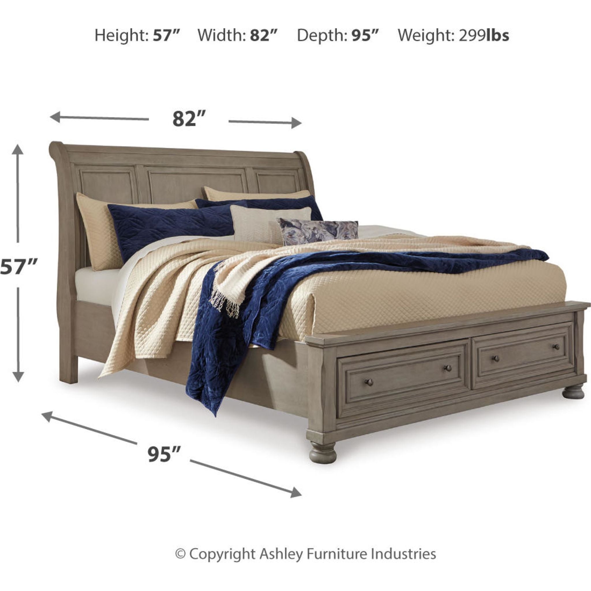 Lit de rangement Lettner