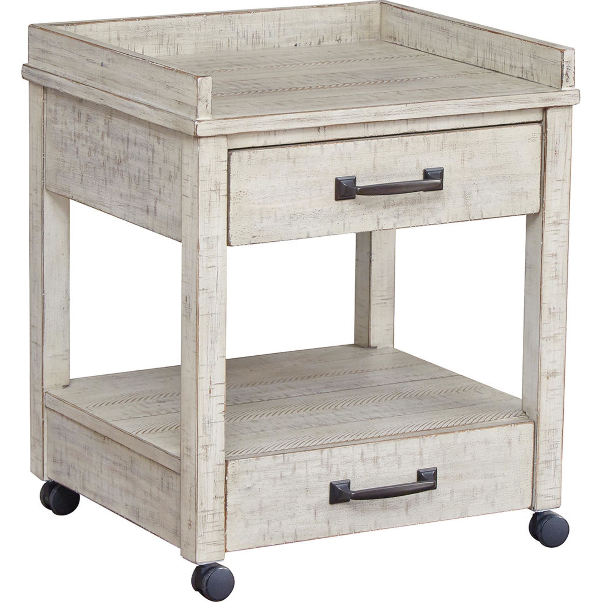 Support d'imprimante Carynhurst - Blanchi à la chaux