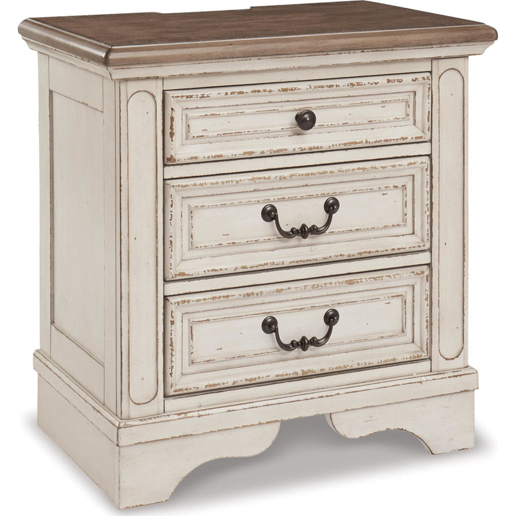 Table de chevet Realyn - Blanc