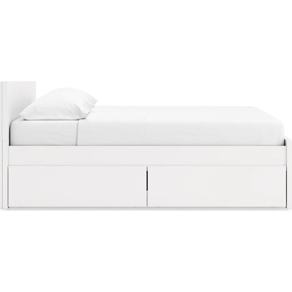 Lit de rangement Onita King - Blanc