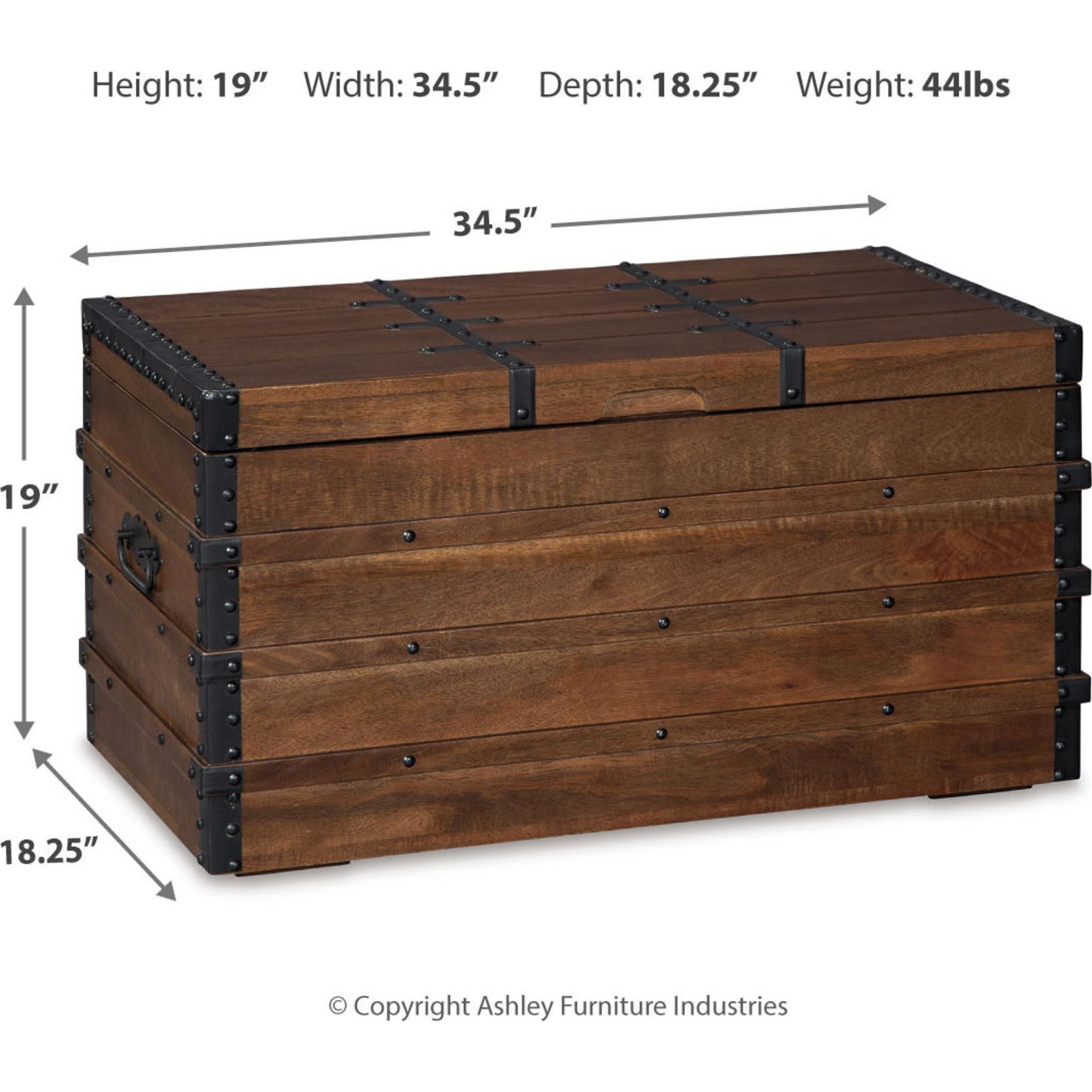 Meuble de rangement Kettleby - Marron