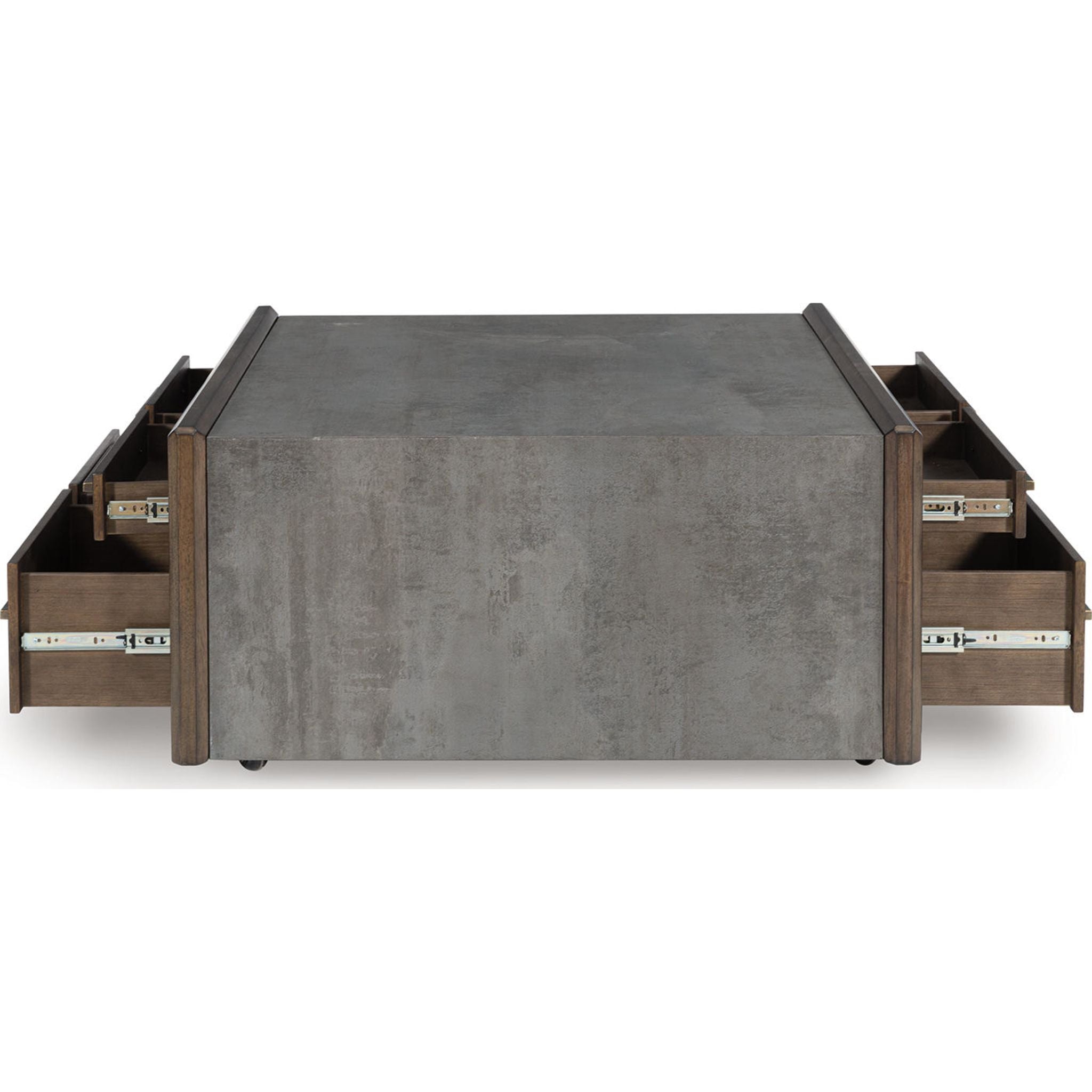 Table basse Kallenny - Marron/Gris