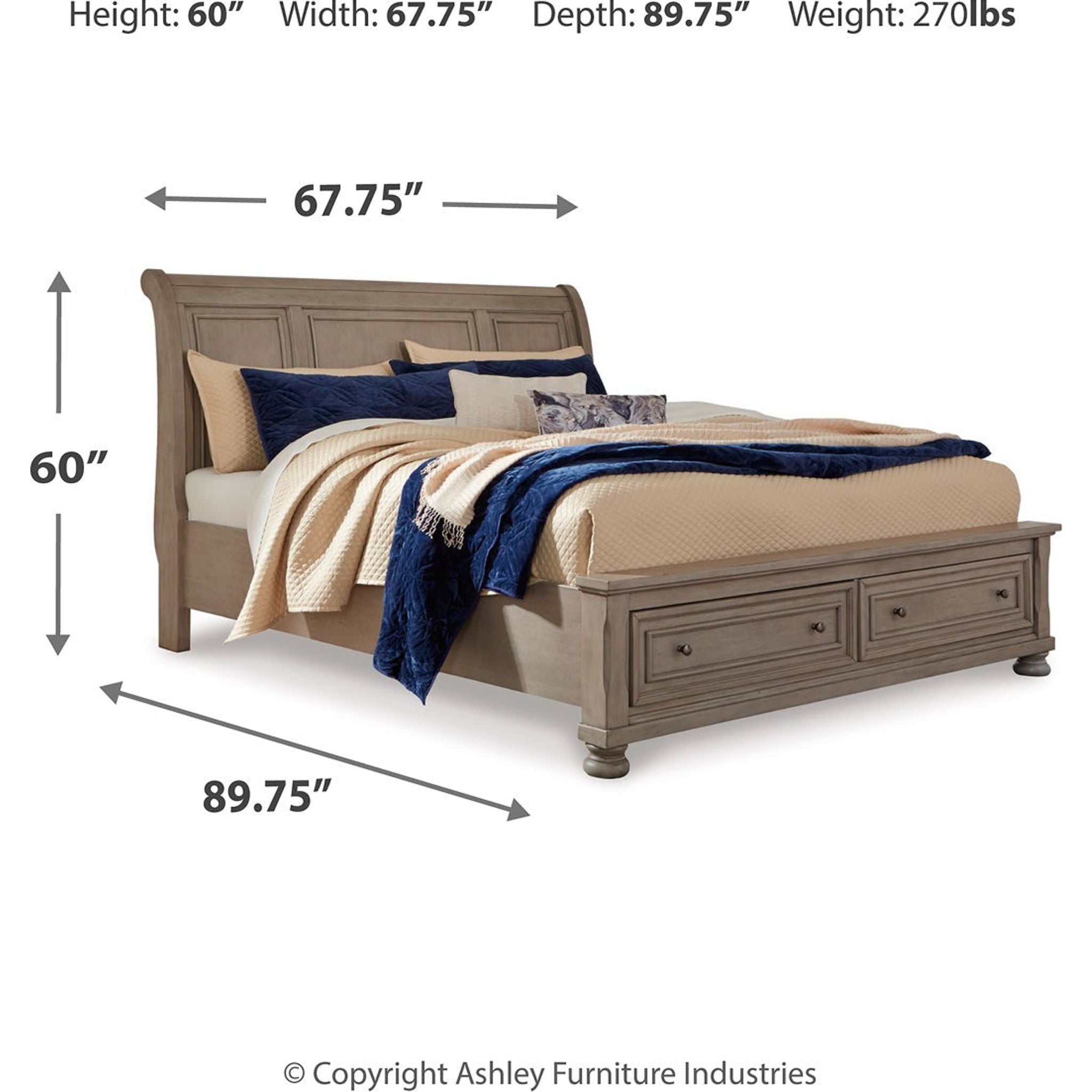Lit de rangement Lettner
