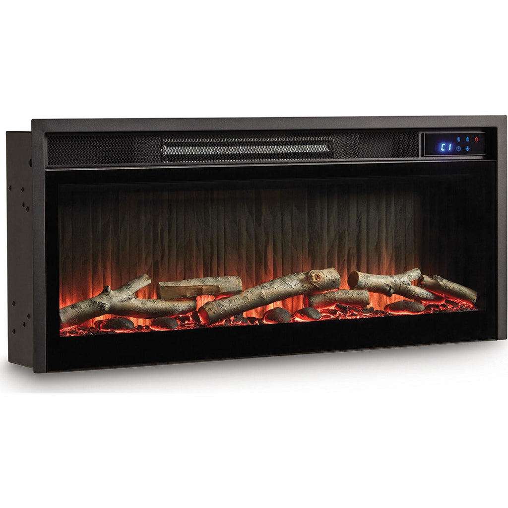 Accessoires de divertissement pour cheminée encastrable - Noir