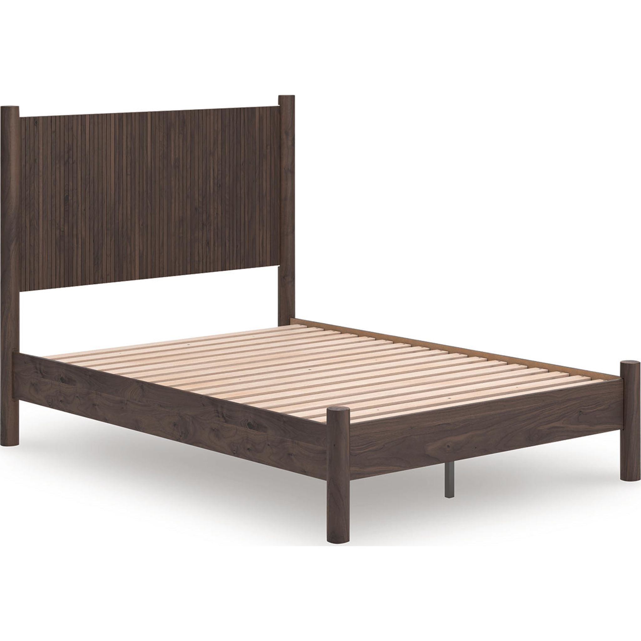 Lit plateforme Pamytta - Marron