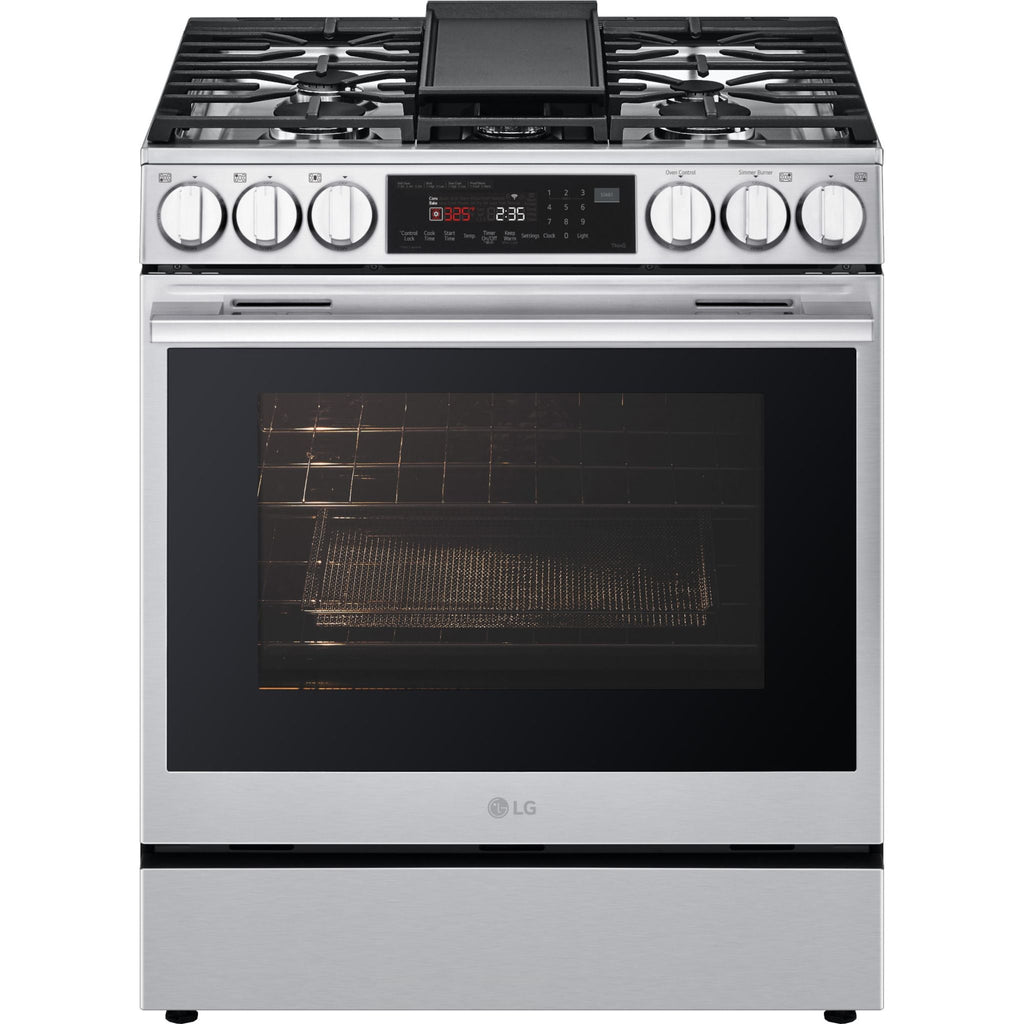 Cuisinière à gaz LG 30 (LSGL6335X) - PrintProof Steel