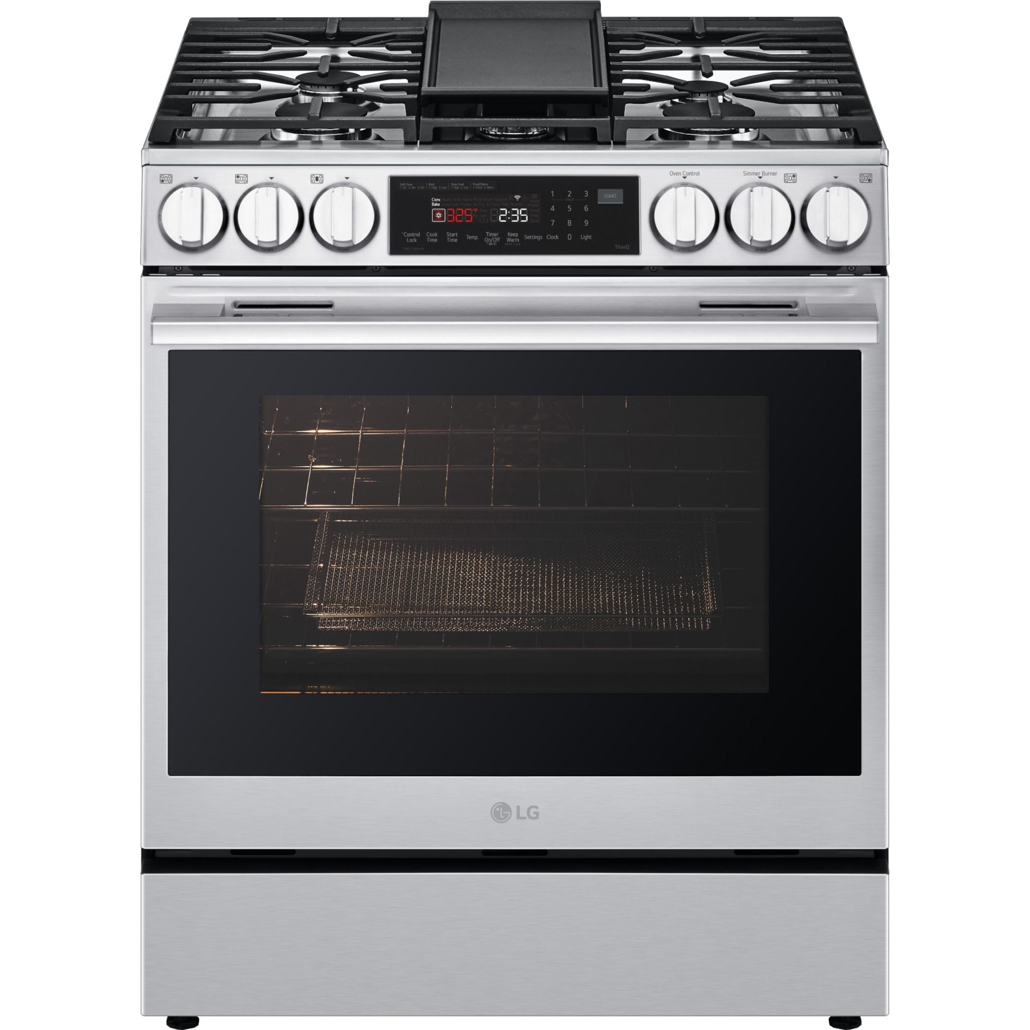 Cuisinière à gaz LG 30 (LSGL6335X) - PrintProof Steel