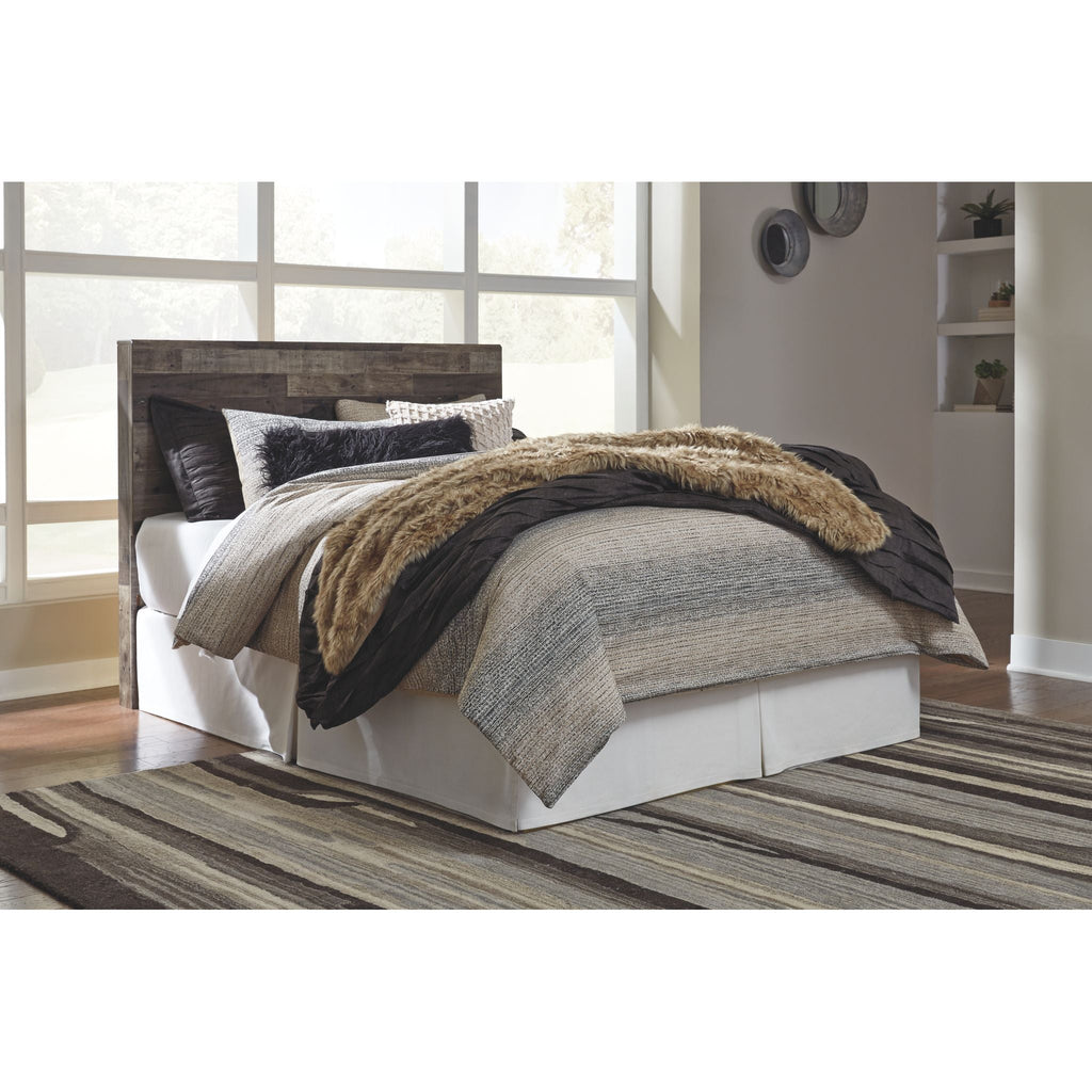 Tête de lit à panneaux Derekson - Gris multicolore