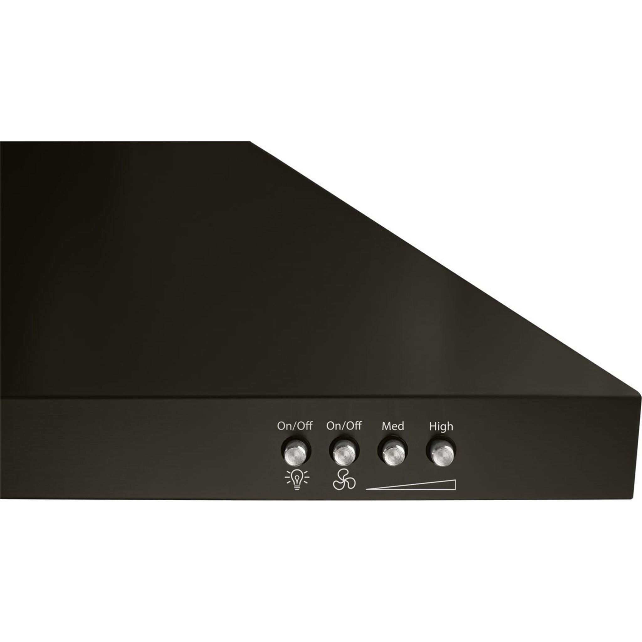 Hotte de cuisinière Whirlpool (WVW53UC6HV) - Acier inoxydable noir