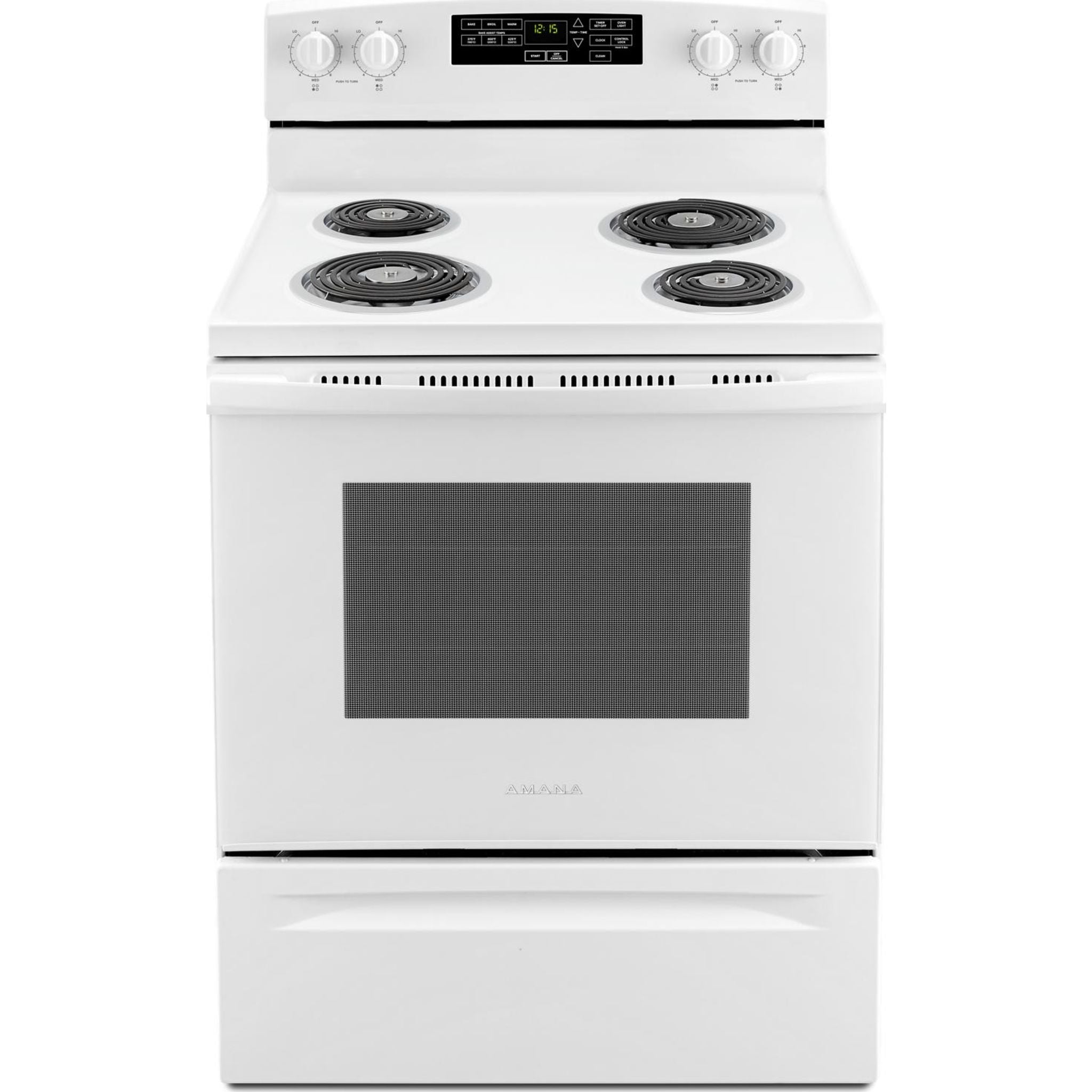 Cuisinière autonettoyante Amana (YACR4503SFW) - Blanc