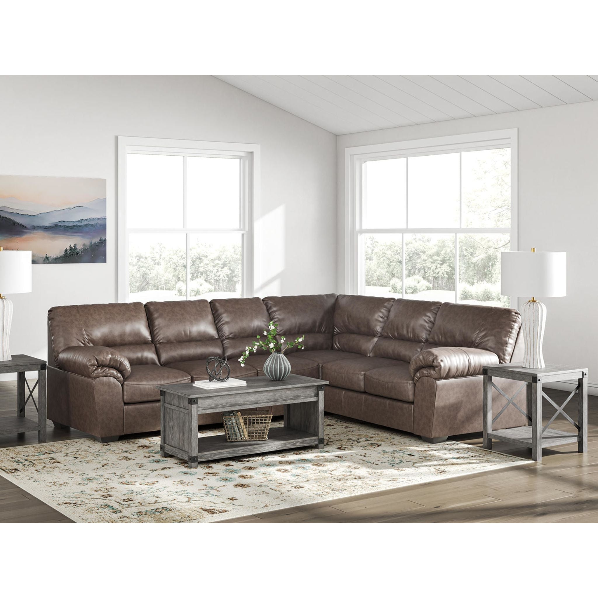 Canapé 3 pièces WillowBend - Terre d'ombre