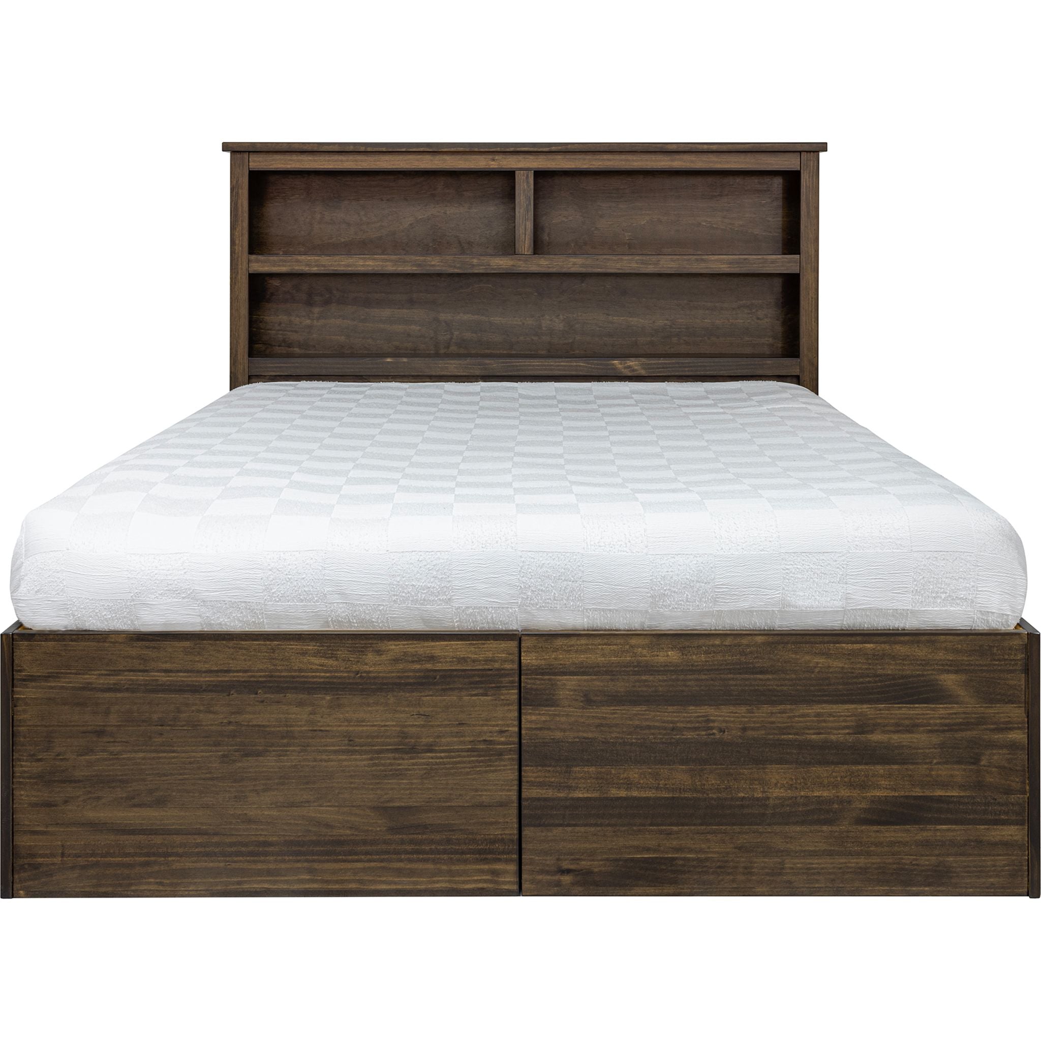 Lit bibliothèque avec rangement Vera - Truffe