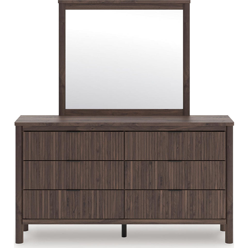 Commode et miroir Pamytta - Marron