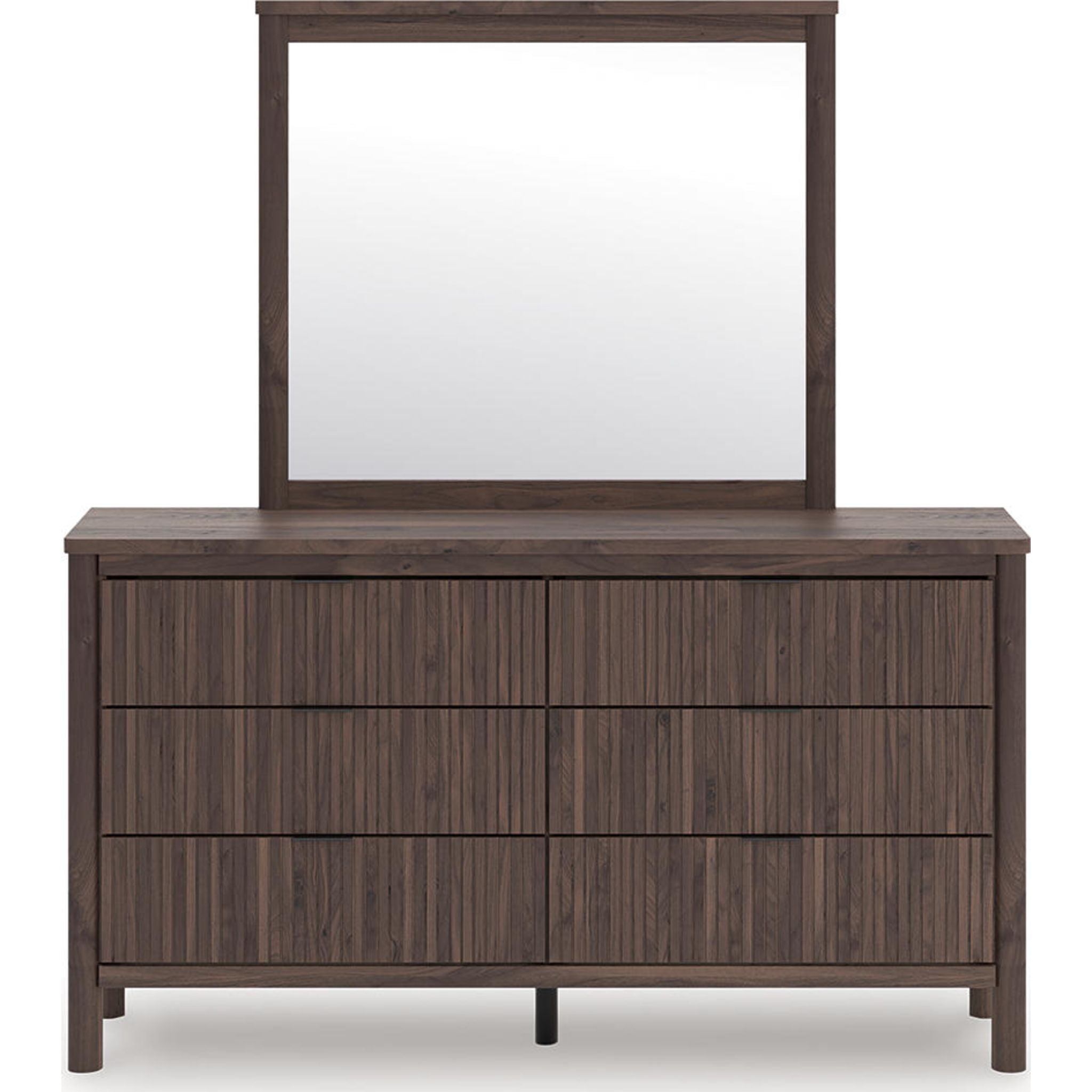 Commode et miroir Pamytta - Marron