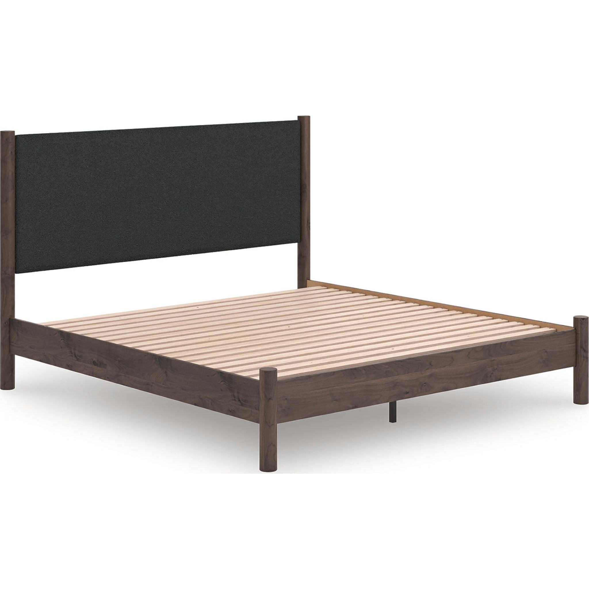 Lit plateforme Pamytta King - Marron