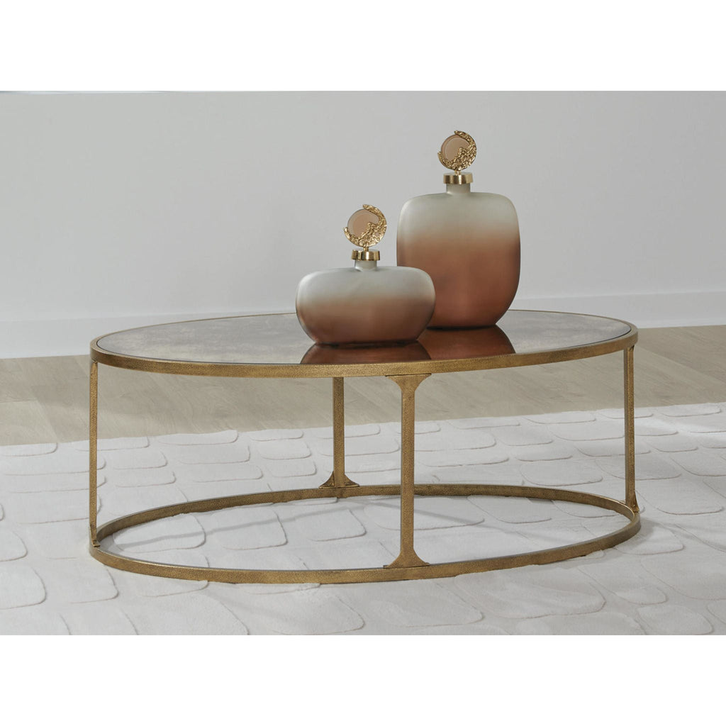 Table Basse Korajane - Or Antique