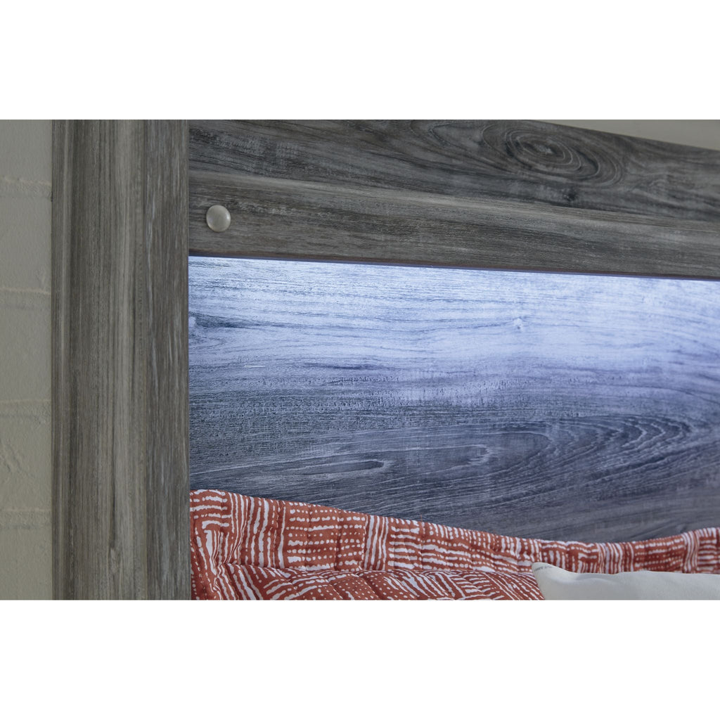 Tête de lit à panneaux Baystorm Queen - Gris