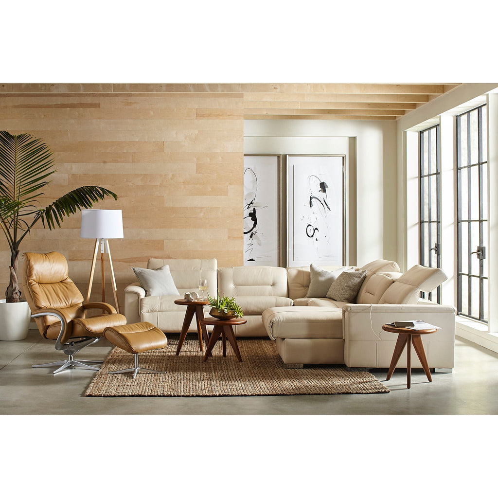 Canapé sectionnel inclinable électrique 5 pièces Keoni