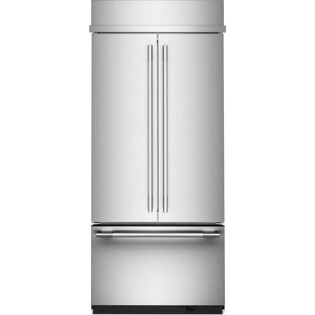 Réfrigérateur à portes françaises KitchenAid (KBFN536SPS) - Acier inoxydable avec finition PrintShield™