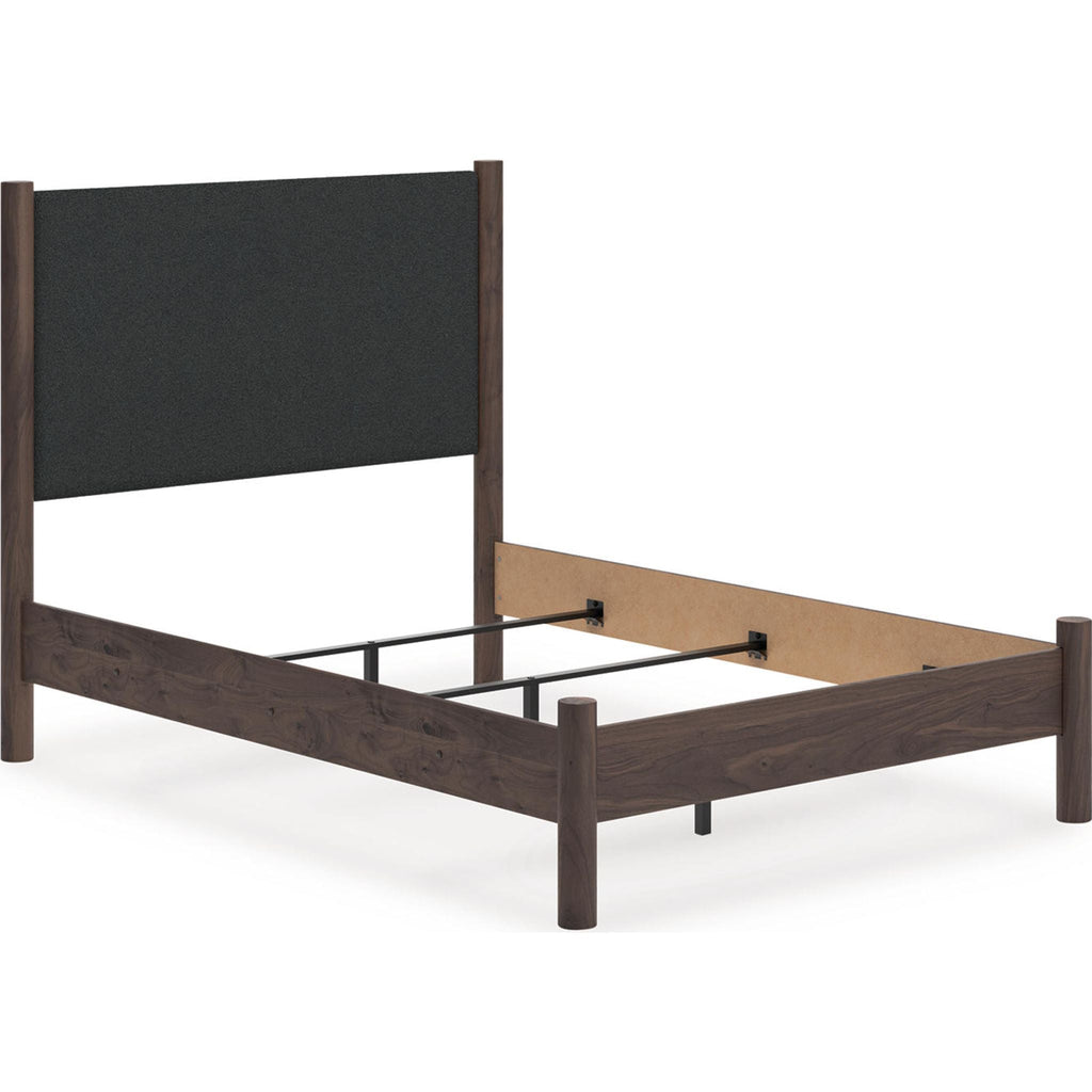 Lit à panneaux Pamytta - Marron