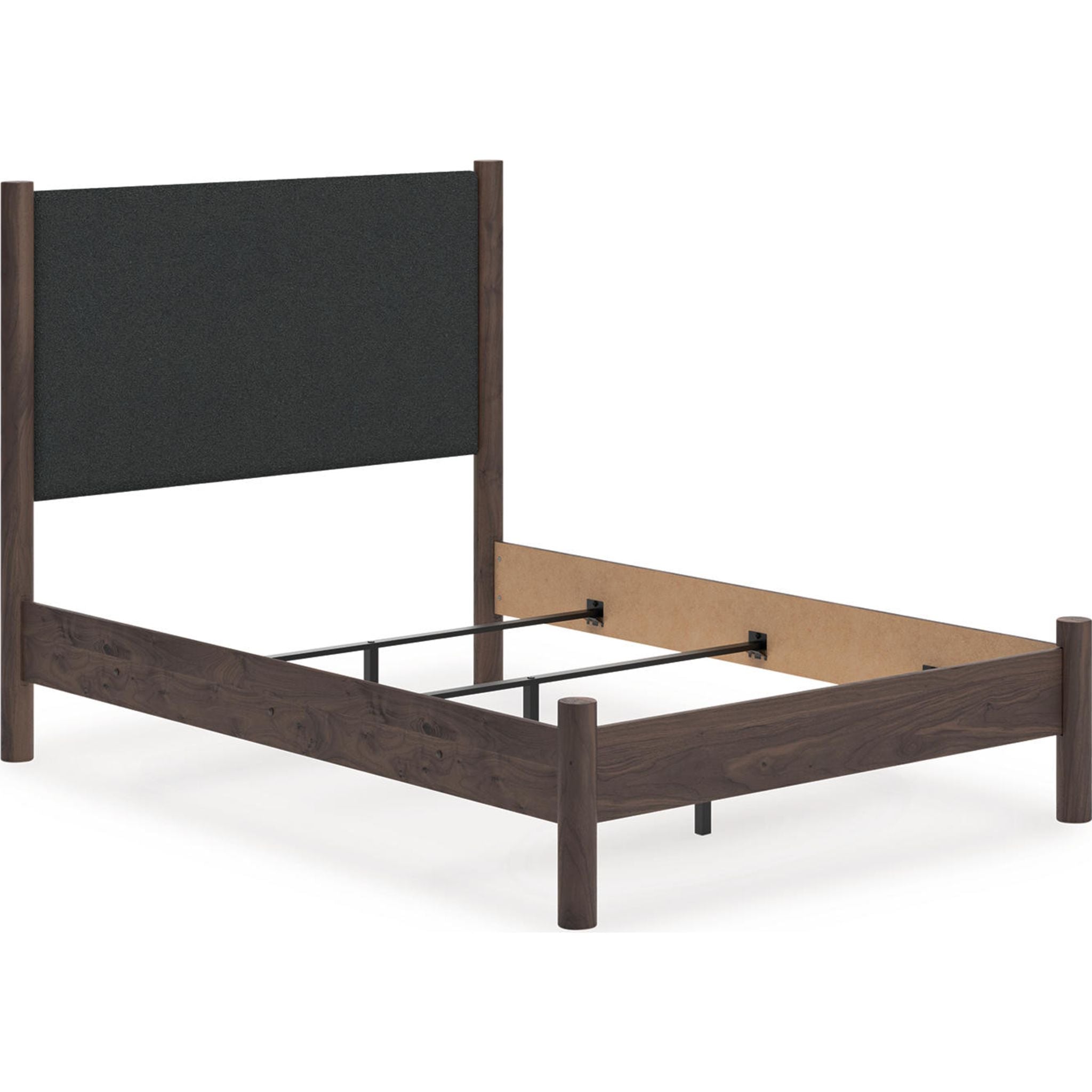 Lit à panneaux Pamytta - Marron