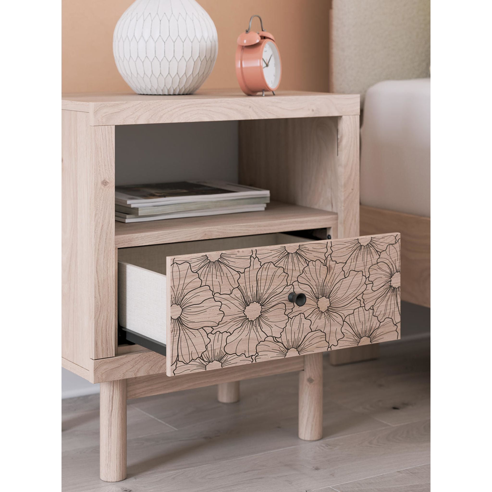 Table de chevet Arloster - Tan
