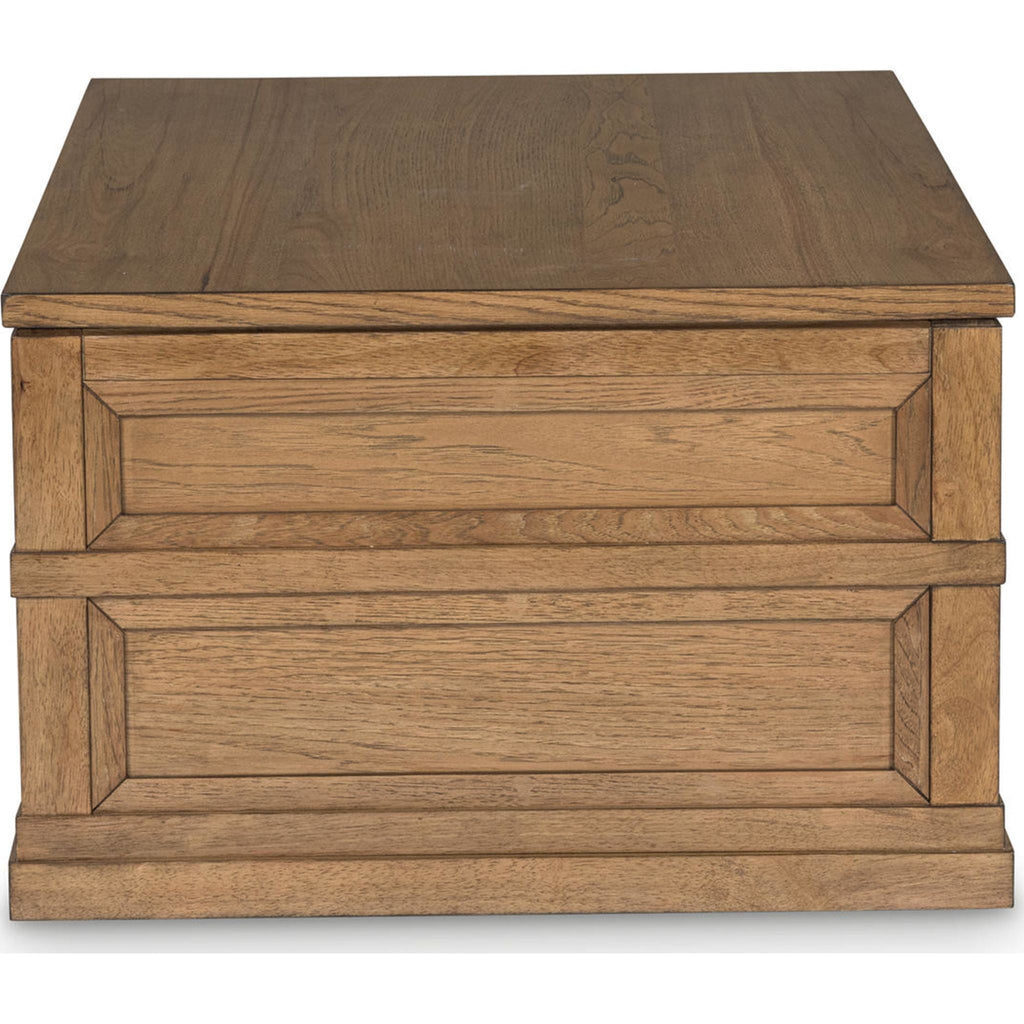 Table basse rectangulaire relevable Sharlance - Marron clair