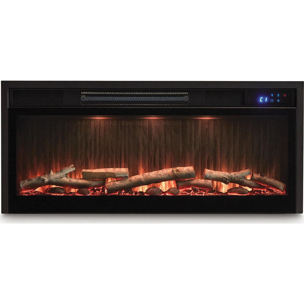 Accessoires de divertissement pour cheminée encastrable - Noir