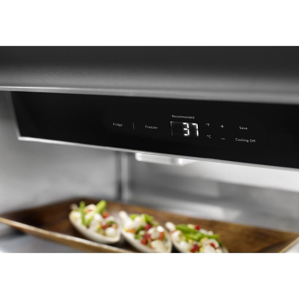 Réfrigérateur à congélateur inférieur KitchenAid (KBBR306ESS) - Acier inoxydable