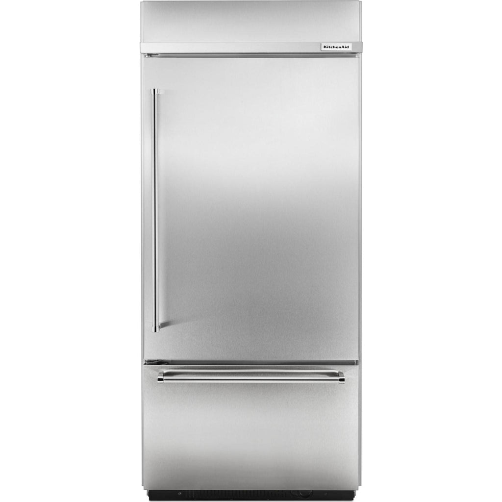 Réfrigérateur à congélateur inférieur KitchenAid (KBBR306ESS) - Acier inoxydable