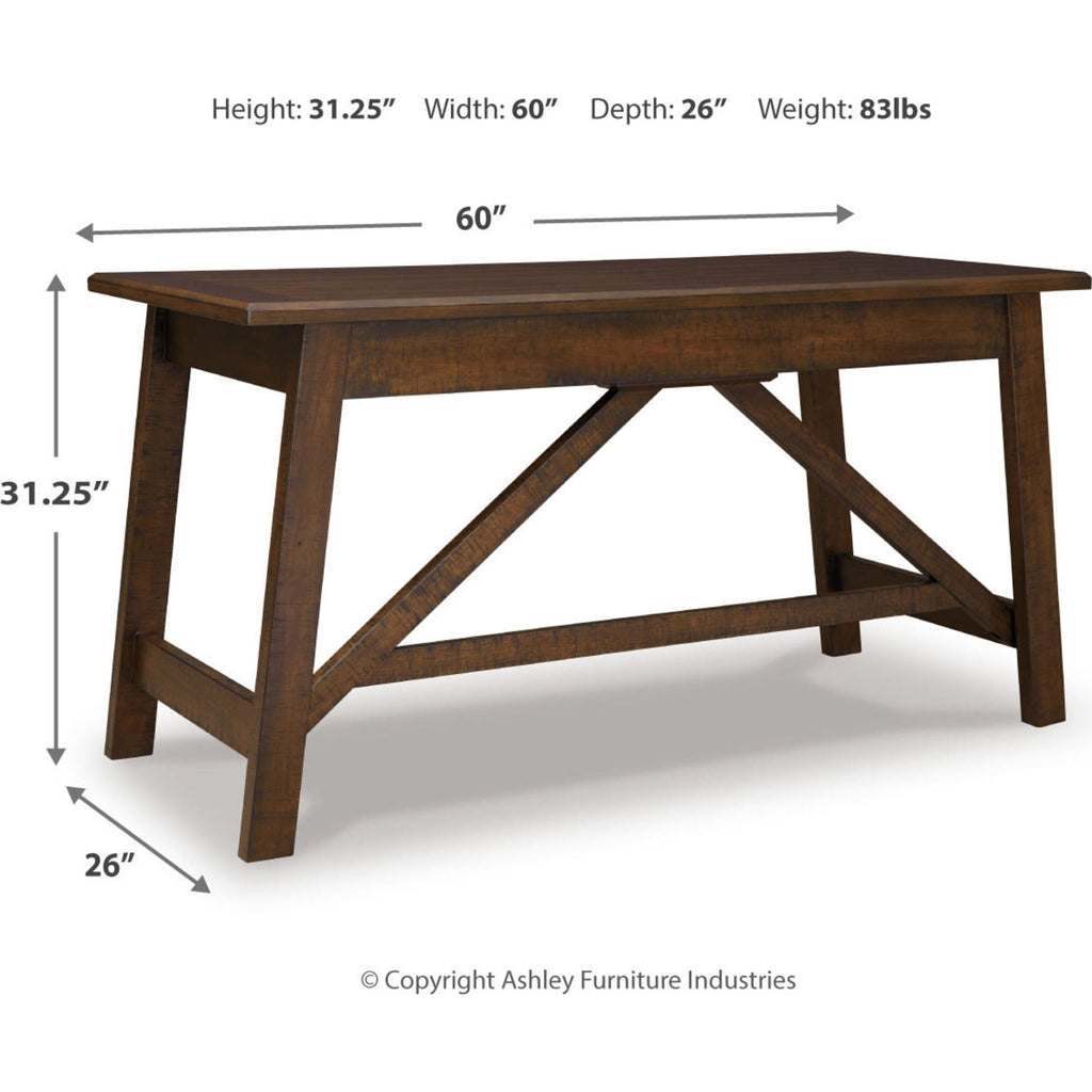 Bureau Baldridge - Brun rustique