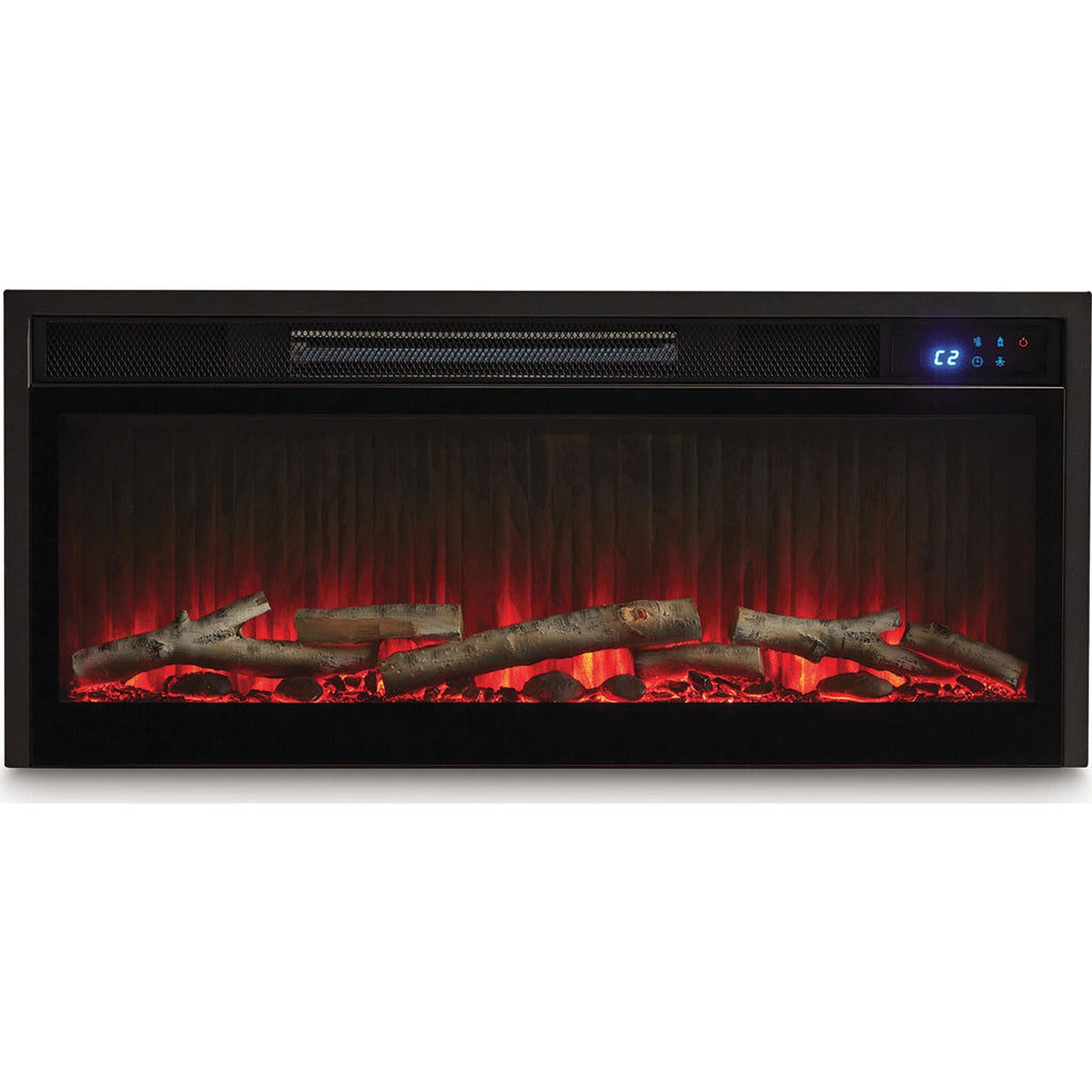 Accessoires de divertissement pour cheminée encastrable - Noir