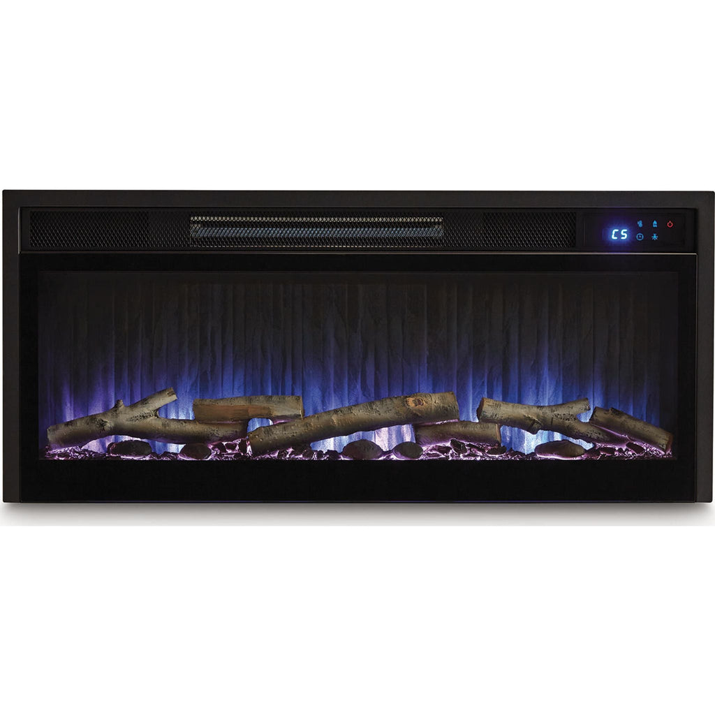 Accessoires de divertissement pour cheminée encastrable - Noir