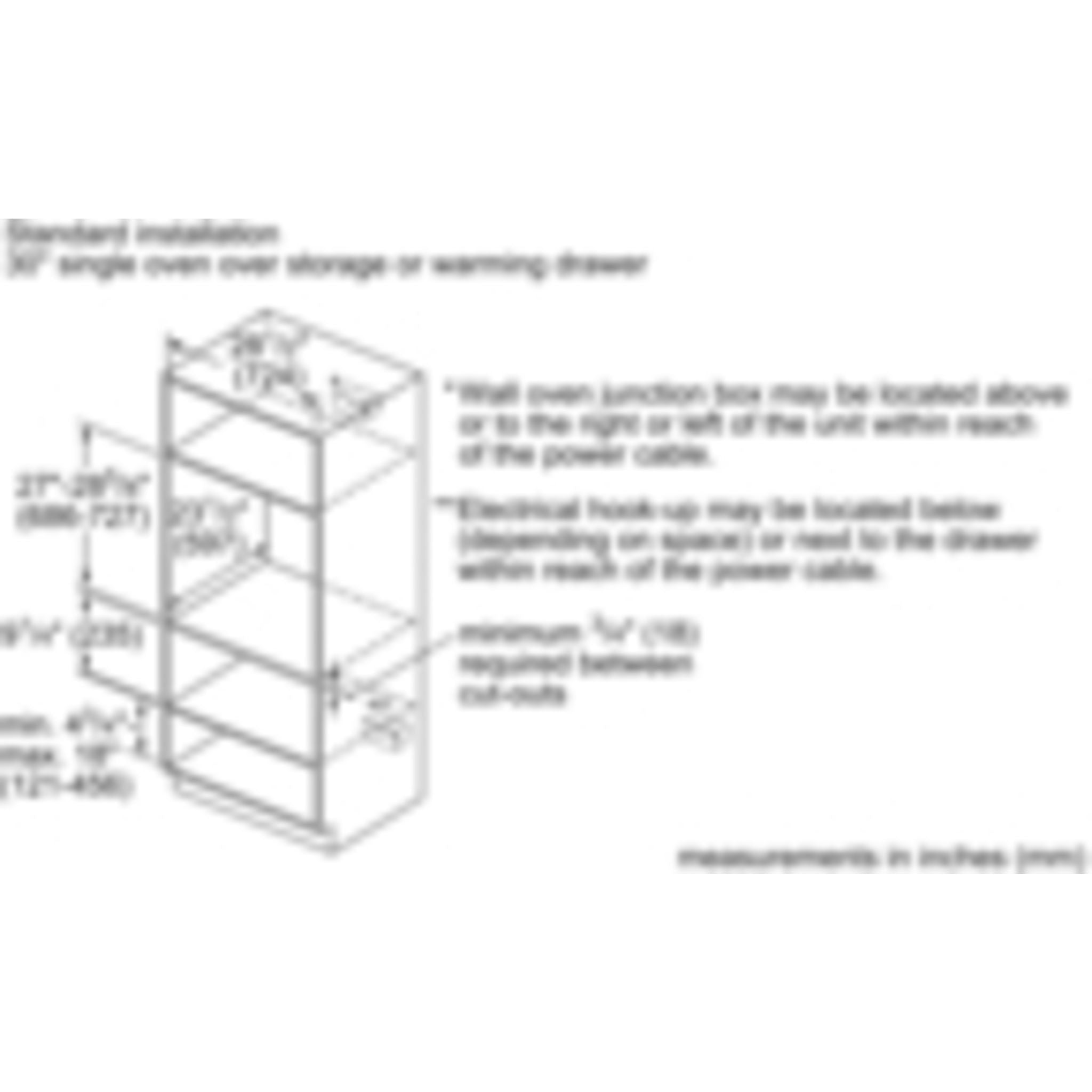 Four mural à convection Bosch 30 (HBLP451LUC) - Acier inoxydable