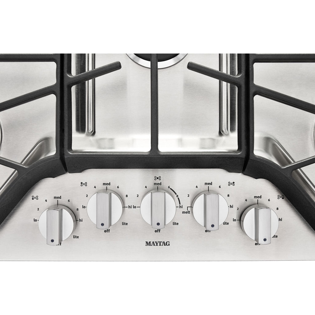 Table de cuisson à gaz Maytag 36 (MGC7536DS) - Acier inoxydable