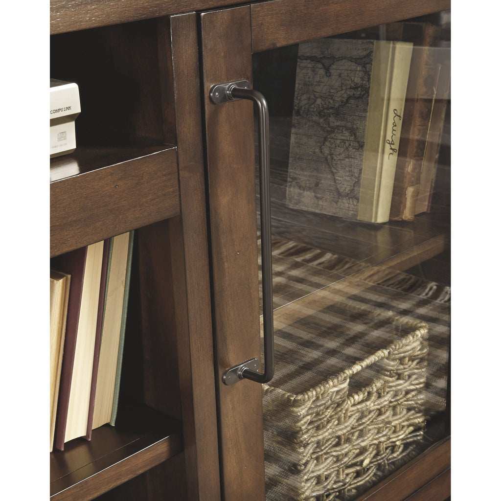 Meuble TV Starmore avec cheminée - Marron