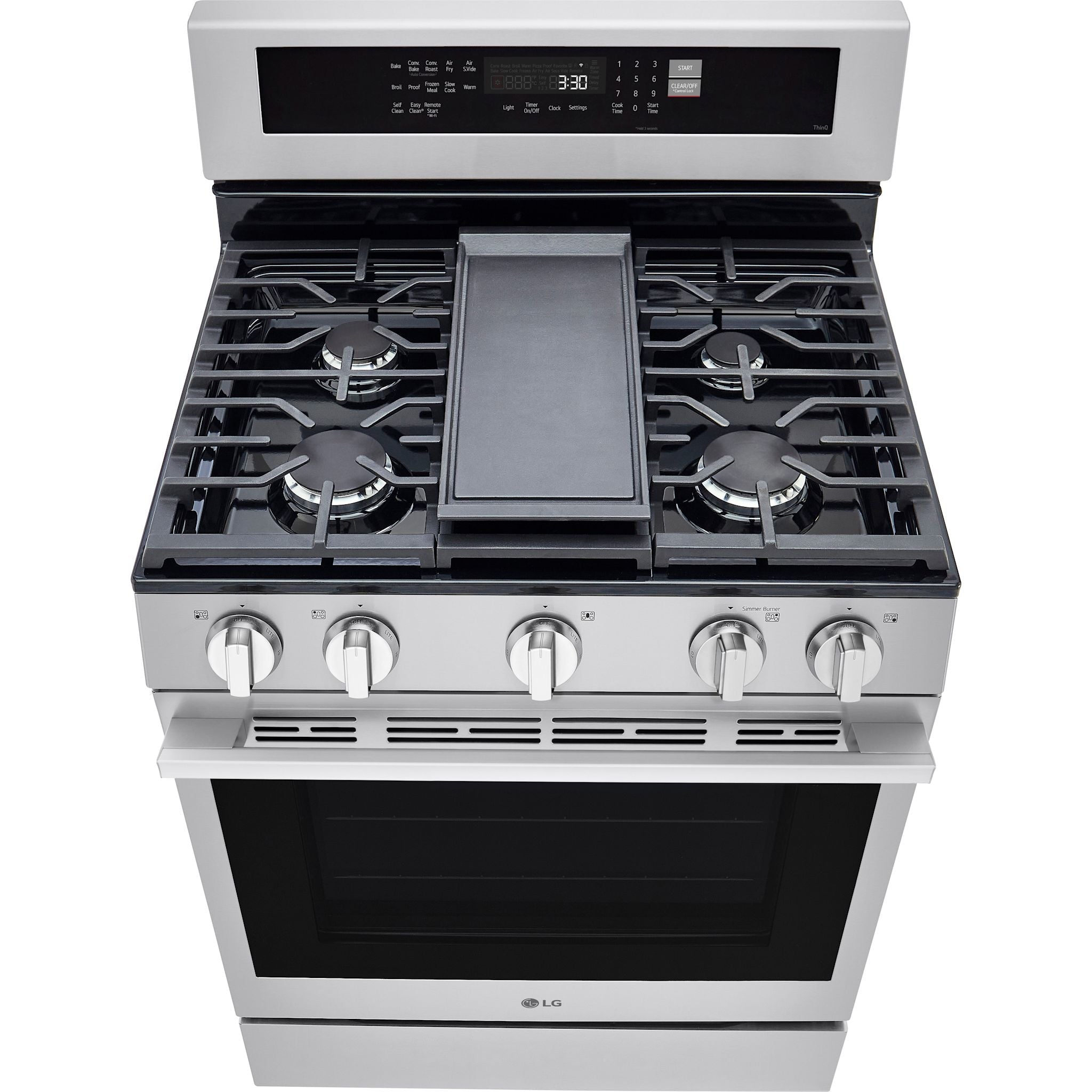 Cuisinière à gaz LG 30 (LRGN6325X) - PrintProof® Acier inoxydable