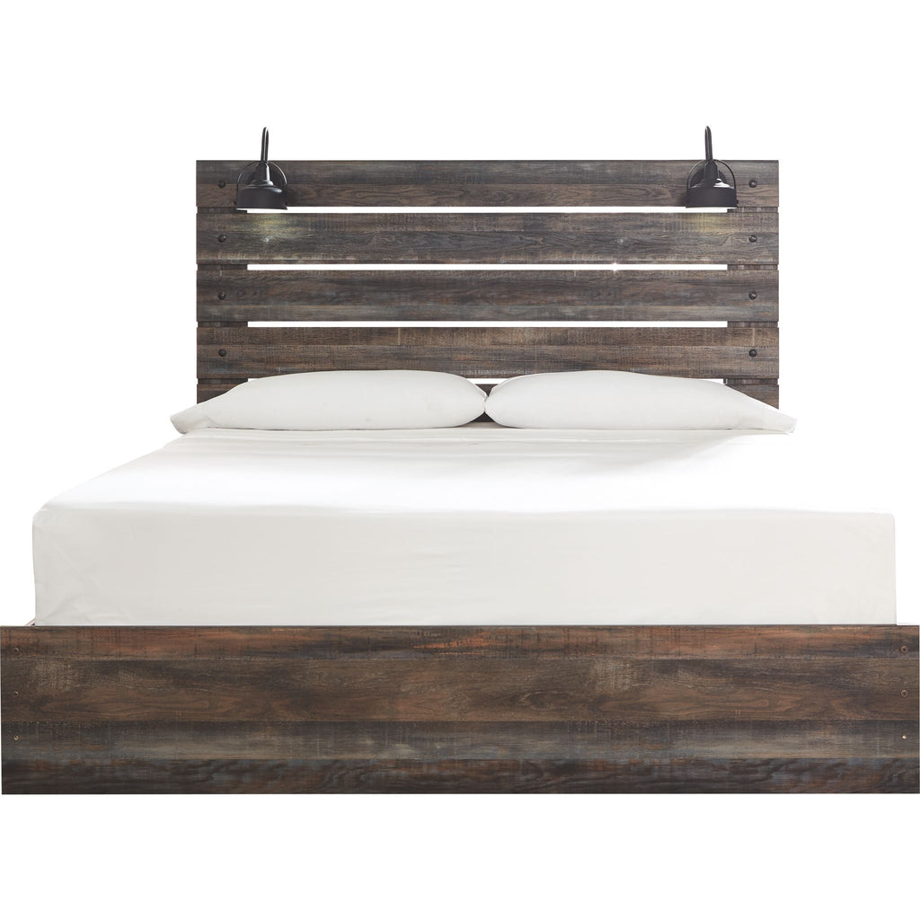 Lit à panneaux Drystan - Multi